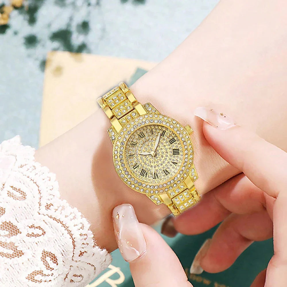 💥 EDICIÓN LIMITADA❗️  | Reloj y pulsera de oro de lujo