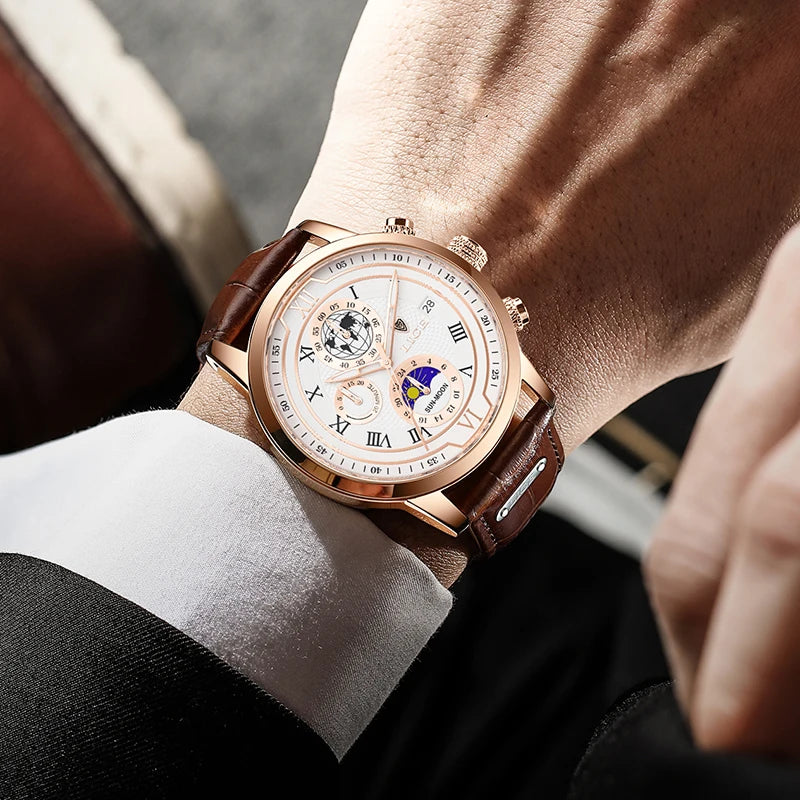 ¡PROMO (HOY)!🔥| Reloj mecánico de lujo para hombre 🔱💎