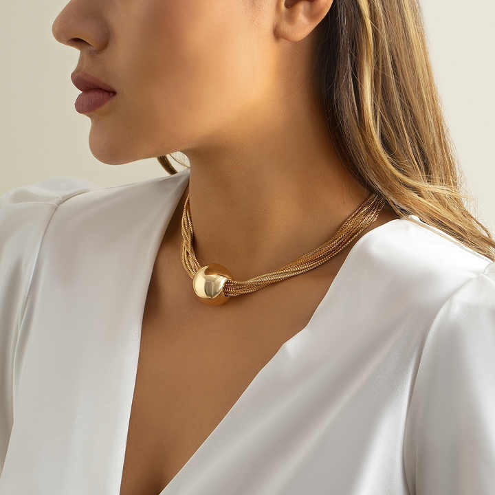 💥 EDICIÓN LIMITADA❗️  | Gargantilla de bolas grandes para mujer