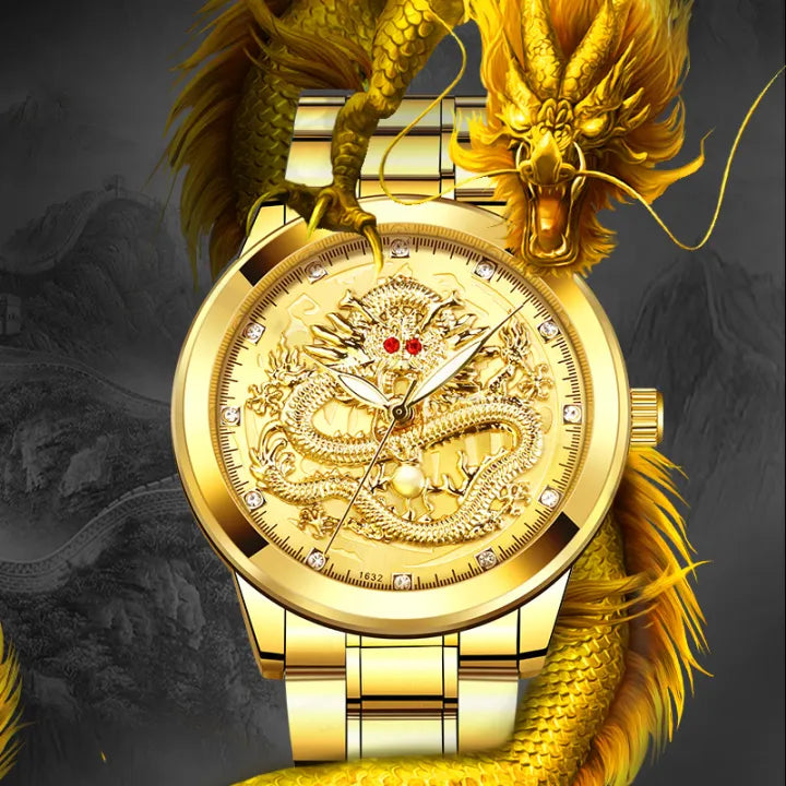 💥 EDICIÓN LIMITADA ❗️ | Reloj de dragón con detalles de lujo