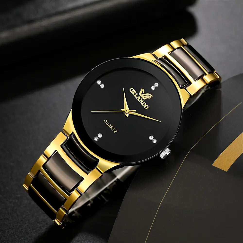 💥 EDICIÓN LIMITADA❗️ |  | Jose Orlando™ Reloj Suizo de Lujo en Oro y Negro