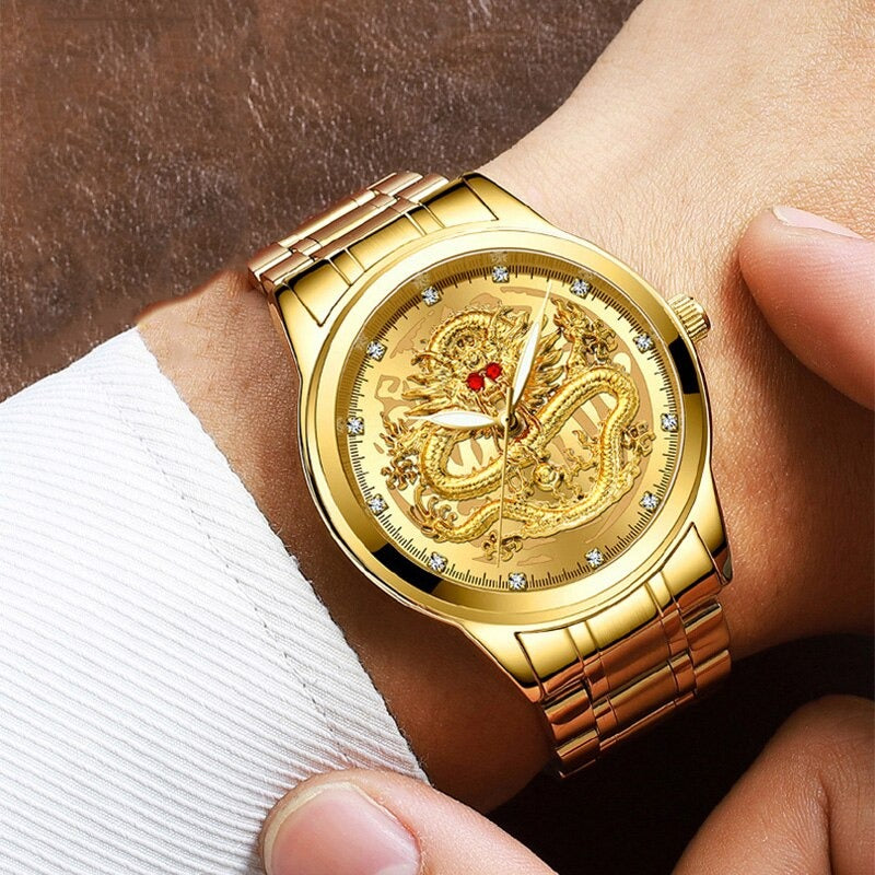 💥 EDICIÓN LIMITADA ❗️ | Reloj de dragón con detalles de lujo