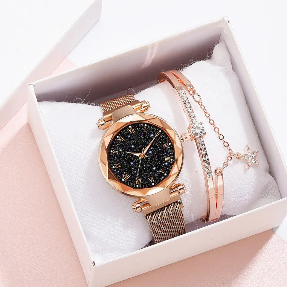 🔥 EDICIÓN LIMITADA | Reloj luminoso cielo estrellado 💥