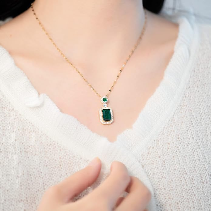 💥 EDICIÓN LIMITADA❗️  | Collar Retro Zircon Verde