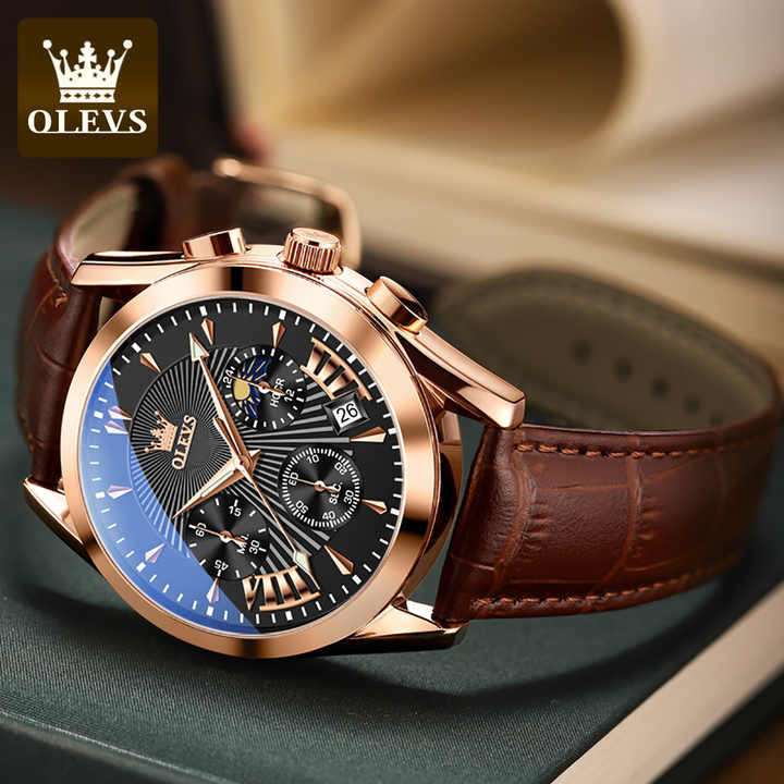 🌟EDICIÓN LIMITADA❗️ | Reloj con correa de piel auténtica.
