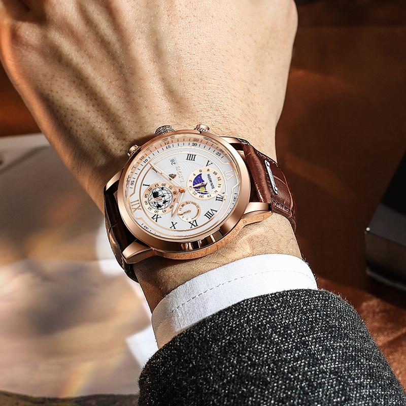 ¡PROMO (HOY)!🔥| Reloj mecánico de lujo para hombre 🔱💎
