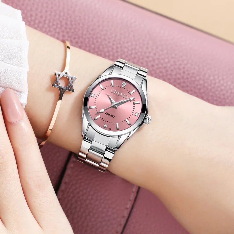 Reloj Elegance: Acero inoxidable Marvel