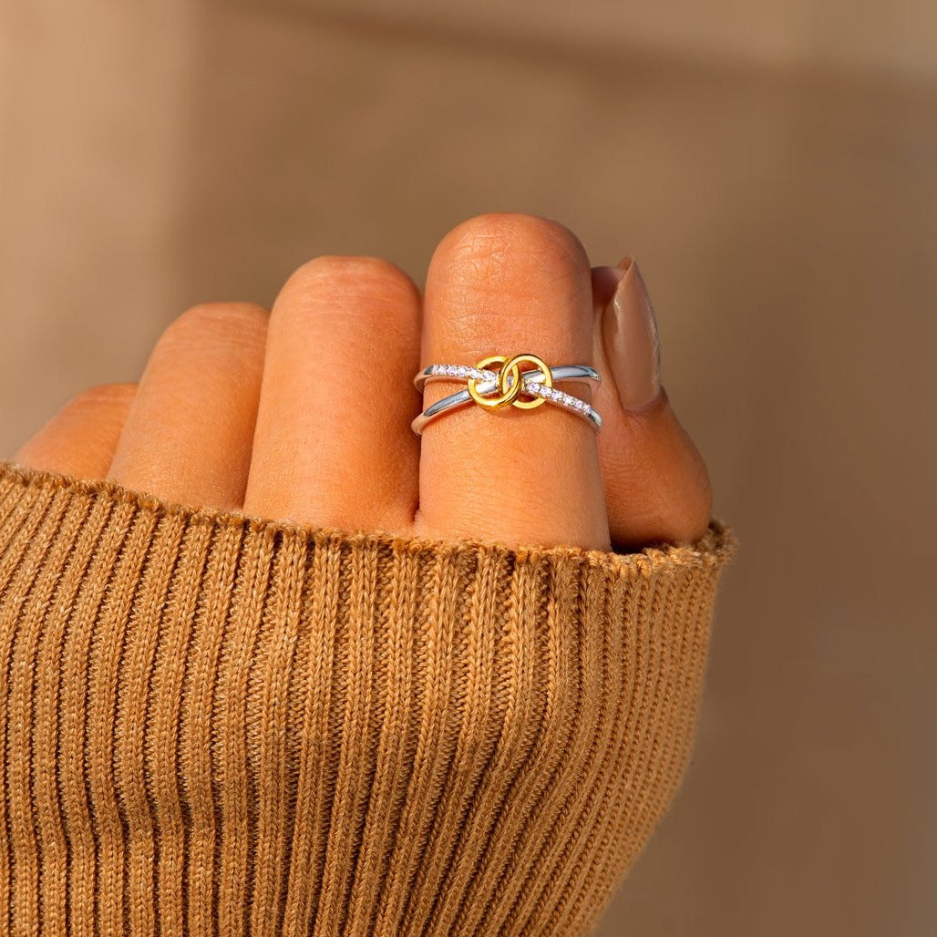 🔥 OFERTA EXCLUSIVA | Unity™ ANILLO DE PROMESA ENTRELAZADO JUNTOS