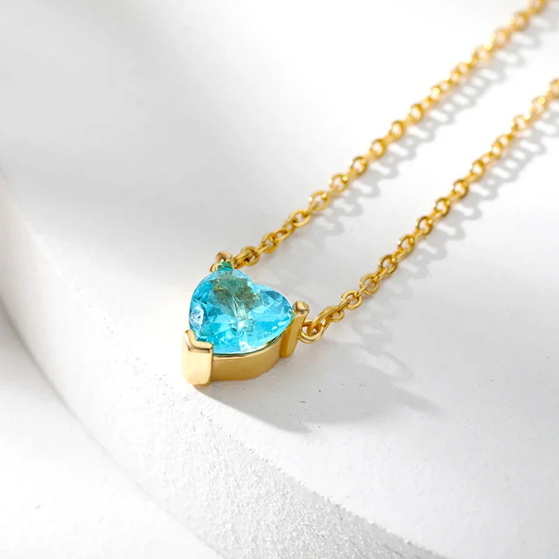 💥 EDICIÓN LIMITADA❗️  | Collar Corazón Cristal Dorado