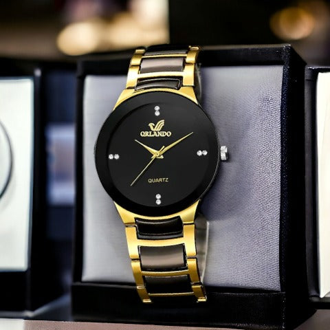 💥 EDICIÓN LIMITADA!❗️ |  | Orlando™ Reloj Suizo de Lujo en Oro y Negro