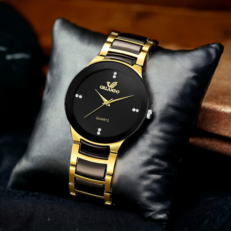 💥 EDICIÓN LIMITADA❗️ |  | Orlando™ Reloj Suizo de Lujo en Oro y Negro